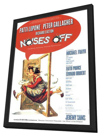 Noises Off (Broadway) 11 x 17 Poster - Style A - in Deluxe Aluminum Frame