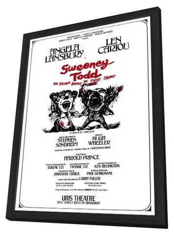 Sweeney Todd (Broadway) 11 x 17 Poster - Style A - in Deluxe Aluminum Frame