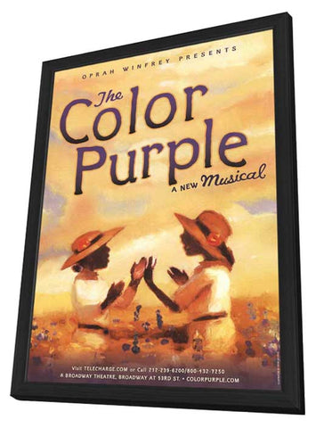 The Color Purple (Broadway) 11 x 17 Poster - Style A - in Deluxe Aluminum Frame