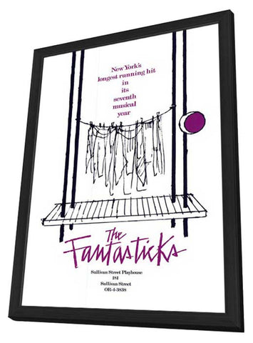 The Fantasticks (Broadway) 11 x 17 Poster - Style A - in Deluxe Aluminum Frame