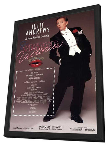 Victor Victoria (Broadway) 11 x 17 Poster - Style A - in Deluxe Aluminum Frame