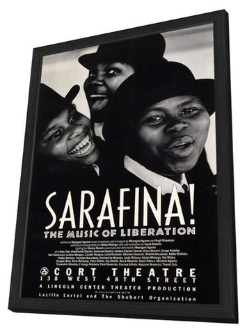 Sarafina! (Broadway) 11 x 17 Poster - Style A - in Deluxe Aluminum Frame