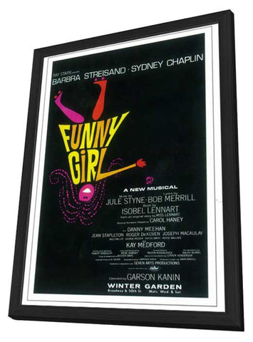 Funny Girl (Broadway) 11 x 17 Poster - Style A - in Deluxe Aluminum Frame