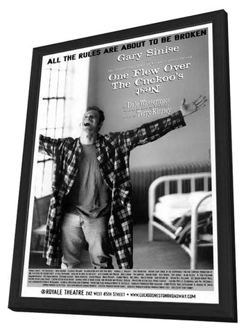 One Flew Over the Cuckoo's Nest (stage play) 11 x 17 Poster - Style A - in Deluxe Aluminum Frame