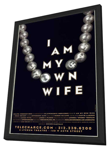 I Am My Own Wife (stage play) 11 x 17 Poster - Style A - in Deluxe Aluminum Frame