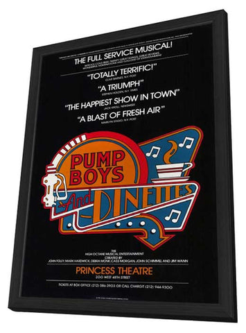 Pump Boys and Dinettes (Broadway) 11 x 17 Poster - Style A - in Deluxe Aluminum Frame