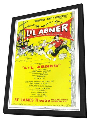 Li'l Abner (Broadway) 11 x 17 Poster - Style A - in Deluxe Aluminum Frame