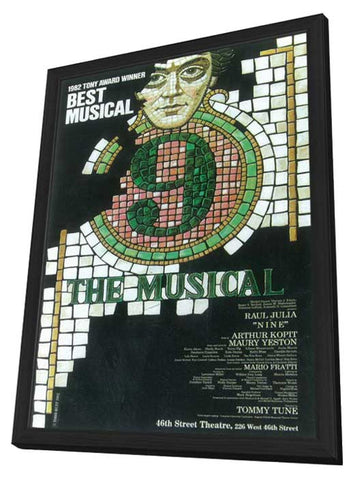 Nine (Broadway) 11 x 17 Poster - Style A - in Deluxe Aluminum Frame