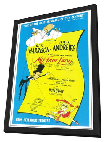 My Fair Lady (Broadway) 11 x 17 Poster - Style A - in Deluxe Aluminum Frame