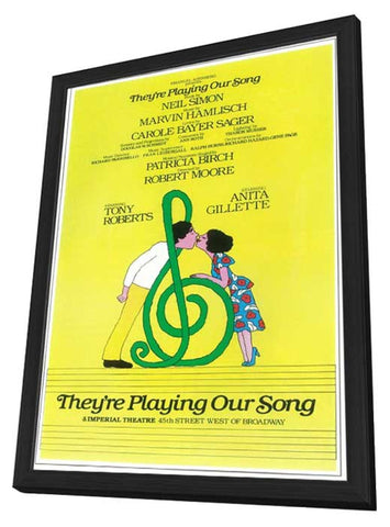 They're Playing Our Song (Broadway) 11 x 17 Poster - Style A - in Deluxe Aluminum Frame