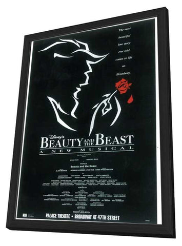 Beauty and The Beast (Broadway) 11 x 17 Poster - Style A - in Deluxe Aluminum Frame