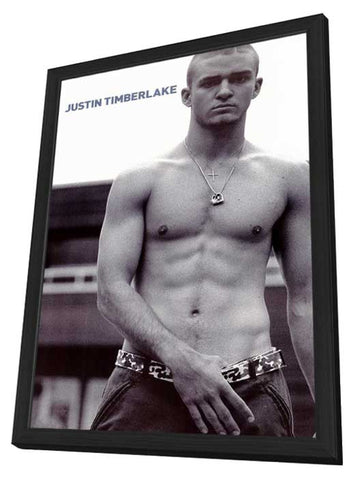 Justin Timberlake 11 x 17 Music Poster - Style A - in Deluxe Aluminum Frame