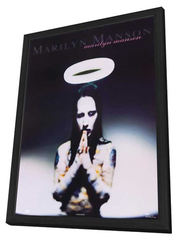 Manson, Marilyn 11 x 17 Music Poster - Style A - in Deluxe Aluminum Frame