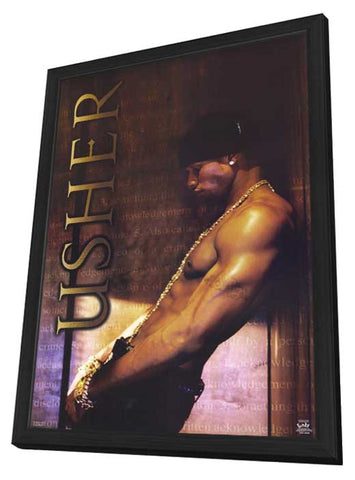 Usher 11 x 17 Music Poster - Style A - in Deluxe Aluminum Frame