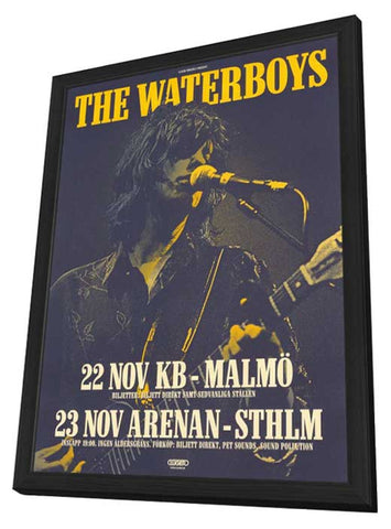 Waterboys 11 x 17 Music Poster - Style A - in Deluxe Aluminum Frame