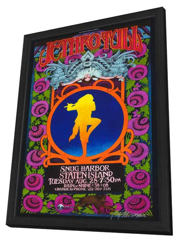 Jethro Tull 11 x 17 Music Poster - Style A - in Deluxe Aluminum Frame