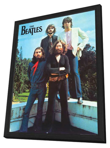 The Beatles 11 x 17 Music Poster - Style A - in Deluxe Aluminum Frame