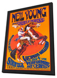 Neil Young and Crazy Horse 11 x 17 Music Poster - Style A - in Deluxe Aluminum Frame