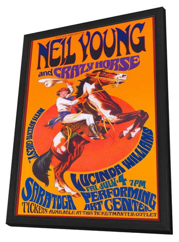 Neil Young and Crazy Horse 11 x 17 Music Poster - Style A - in Deluxe Aluminum Frame