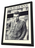 David Byrne 11 x 17 Music Poster - Style A - in Deluxe Aluminum Frame