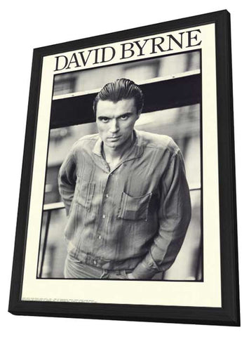 David Byrne 11 x 17 Music Poster - Style A - in Deluxe Aluminum Frame