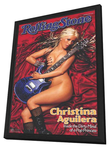 Aguilera, Christina 11 x 17 Music Poster - Style B - in Deluxe Aluminum Frame