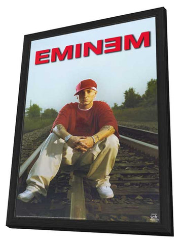 Eminem 11 x 17 Music Poster - Style B - in Deluxe Aluminum Frame