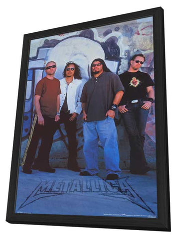 Metallica 11 x 17 Music Poster - Style B - in Deluxe Aluminum Frame