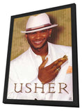 Usher 11 x 17 Music Poster - Style B - in Deluxe Aluminum Frame