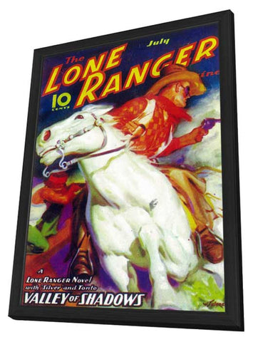 Lone Ranger, The (Pulp) 11 x 17 Pulp Poster - Style A - in Deluxe Aluminum Frame