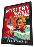Mystery Novels Magazine (Pulp) 11 x 17 Pulp Poster - Style A - in Deluxe Aluminum Frame