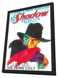 Shadow, The (Pulp) 11 x 17 Pulp Poster - Style A - in Deluxe Aluminum Frame