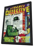 Strange Detective Mysteries (Pulp) 11 x 17 Pulp Poster - Style C - in Deluxe Aluminum Frame