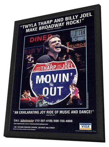 Movin' Out (Broadway) 11 x 17 Poster - Style B - in Deluxe Aluminum Frame