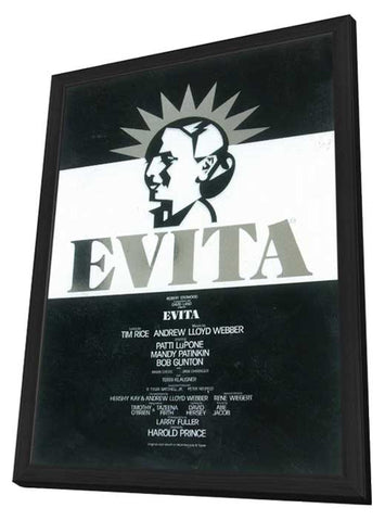 Evita (Broadway) 11 x 17 Poster - Style B - in Deluxe Aluminum Frame