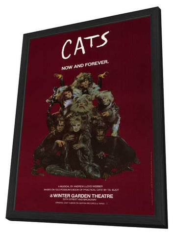 Cats (Broadway) 11 x 17 Poster - Style B - in Deluxe Aluminum Frame