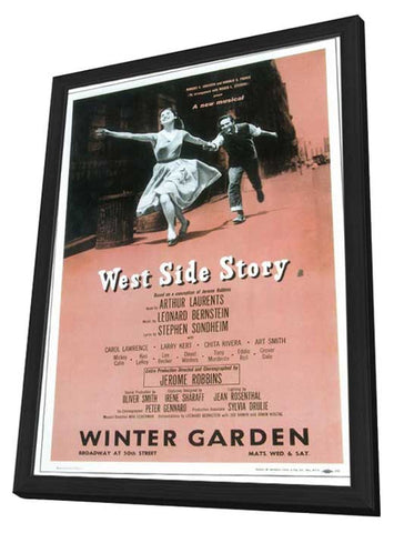 West Side Story (Broadway) 11 x 17 Poster - Style B - in Deluxe Aluminum Frame