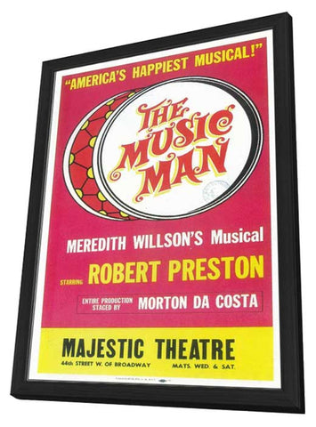 The Music Man (Broadway) 11 x 17 Poster - Style B - in Deluxe Aluminum Frame