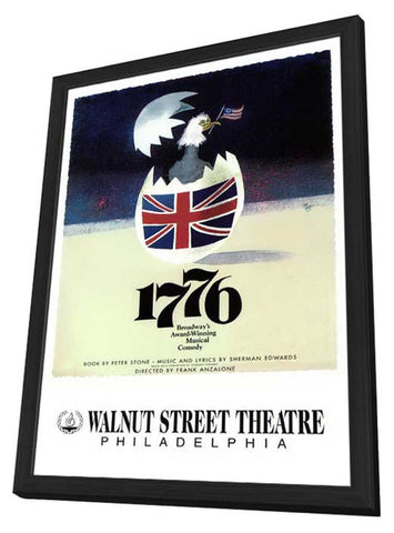1776 (Broadway) 11 x 17 Poster - Style B - in Deluxe Wood Frame