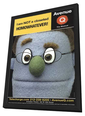 Avenue Q (Broadway) 11 x 17 Poster - Style D - in Deluxe Aluminum Frame
