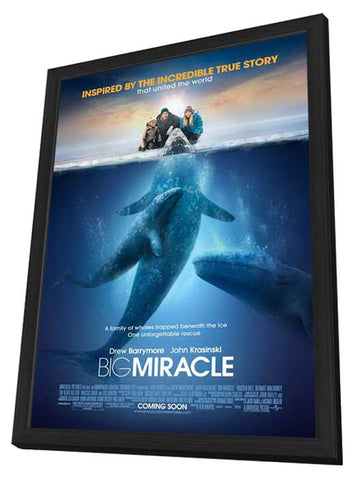 Big Miracle 11 x 17 Movie Poster - Style A - in Deluxe Aluminum Frame