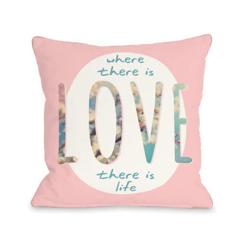 Where There Is Love Throw Pillow by OBC