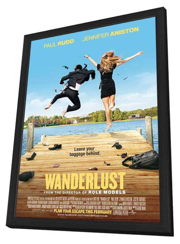 Wanderlust 11 x 17 Movie Poster - Style A - in Deluxe Aluminum Frame