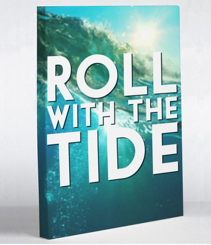 Roll With The Tide Canvas Wall Decor by