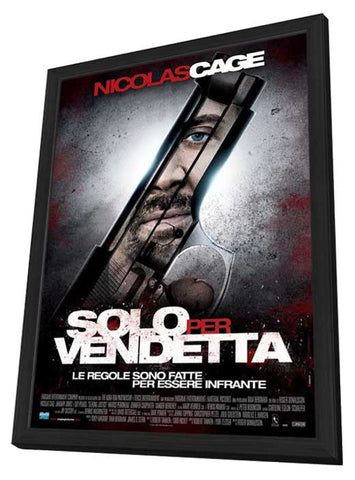 Seeking Justice 11 x 17 Movie Poster - Italian Style A - in Deluxe Aluminum Frame