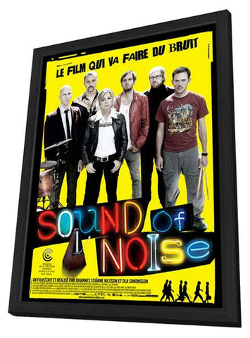 Sound of Noise 11 x 17 Movie Poster - French Style B - in Deluxe Aluminum Frame