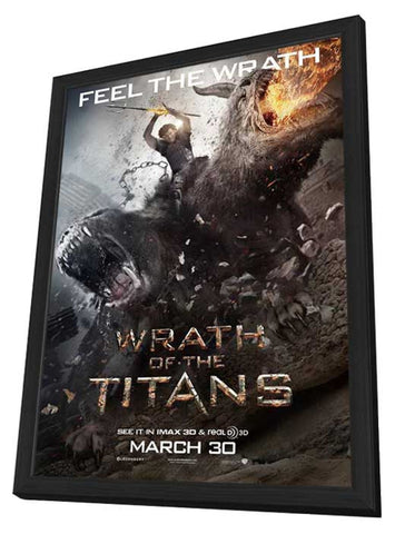 Wrath of the Titans 11 x 17 Movie Poster - Style E - in Deluxe Aluminum Frame