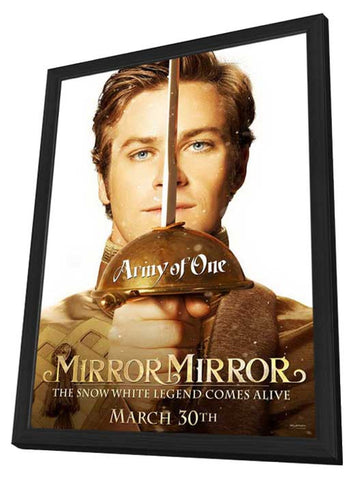 Mirror Mirror 11 x 17 Movie Poster - Style E - in Deluxe Aluminum Frame