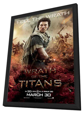 Wrath of the Titans 11 x 17 Movie Poster - Style G - in Deluxe Aluminum Frame