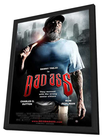 Bad Ass 11 x 17 Movie Poster - Style B - in Deluxe Aluminum Frame
